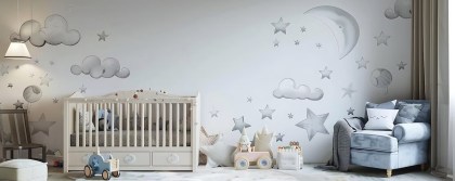 Βρεφικό Σετ Κούνιας | Γαρύφαλλο - Λευκά Είδη